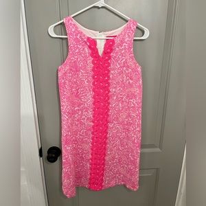 Lilly Pulitzer for Target  size GIRLS  XL 14-16 See Ya Later  pink shift dress